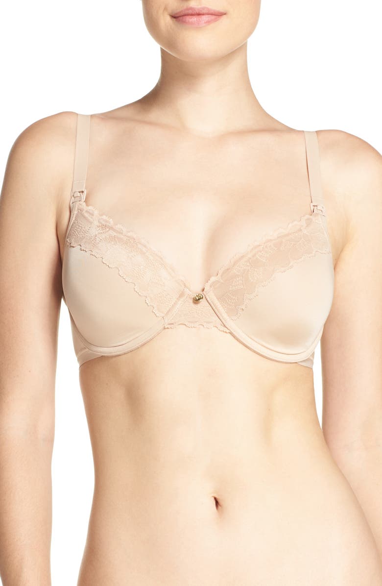 Natori Hidden Glamour Underwire Nursing Bra, Main, color, 