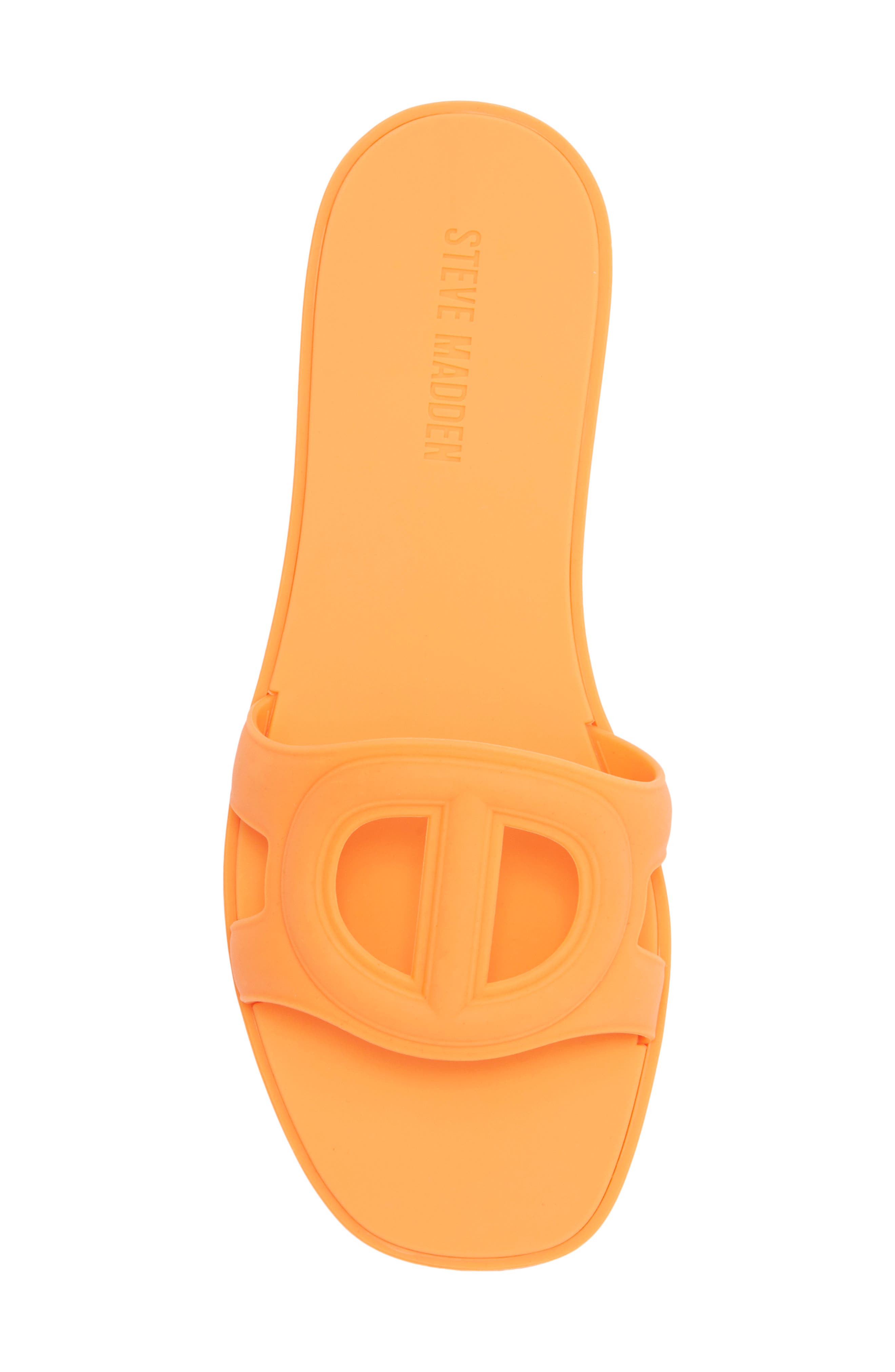 Steve Madden Jell Slide Sandal, Alternate, color, Orange