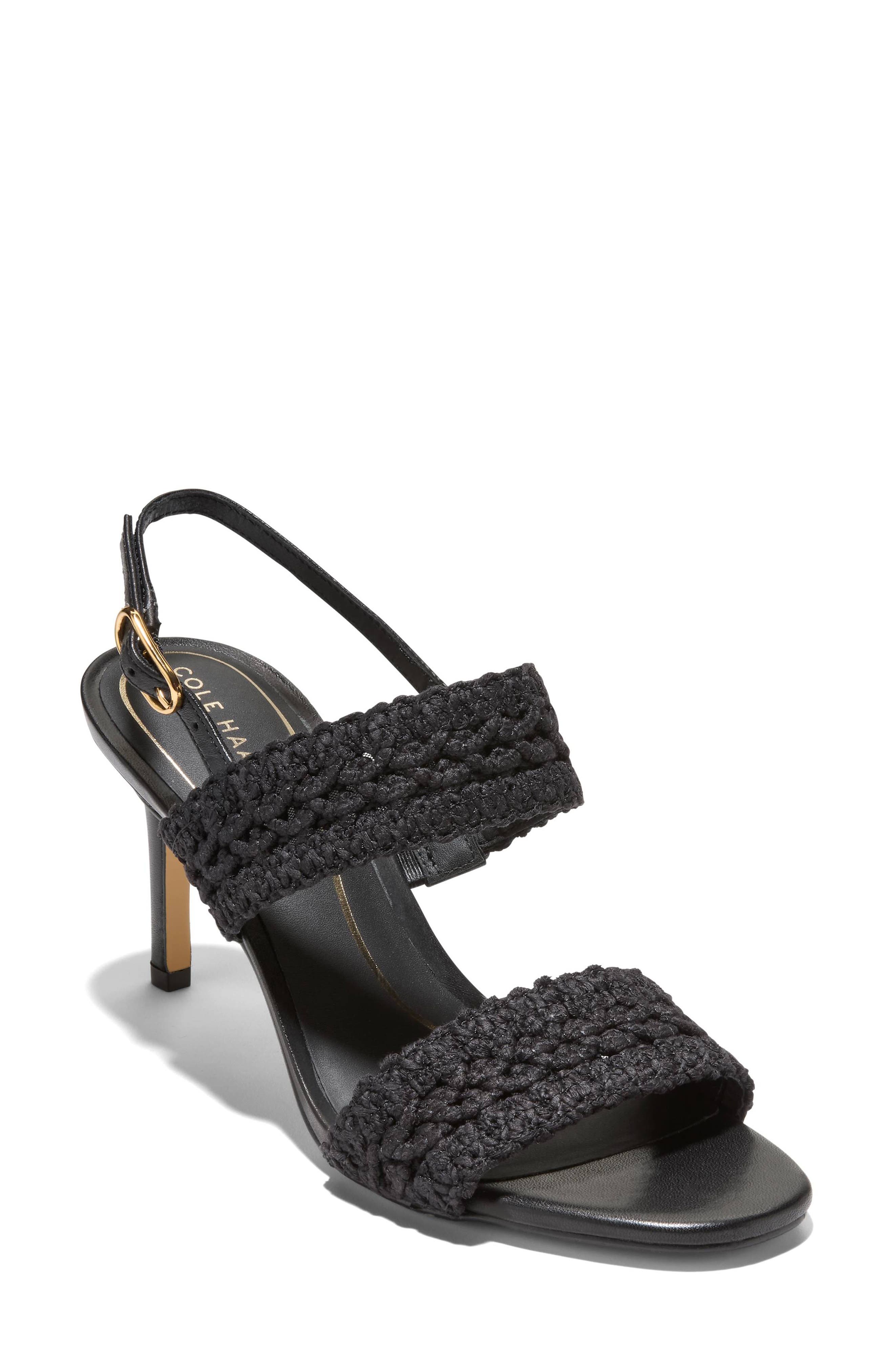 Cole Haan Harlan Woven Double Band Slingback Sandal, Main, color, 