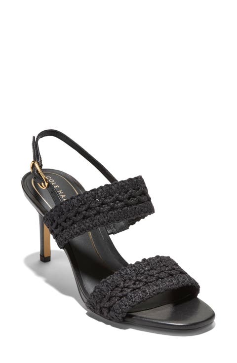 Harlan Woven Double Band Slingback Sandal (Women)