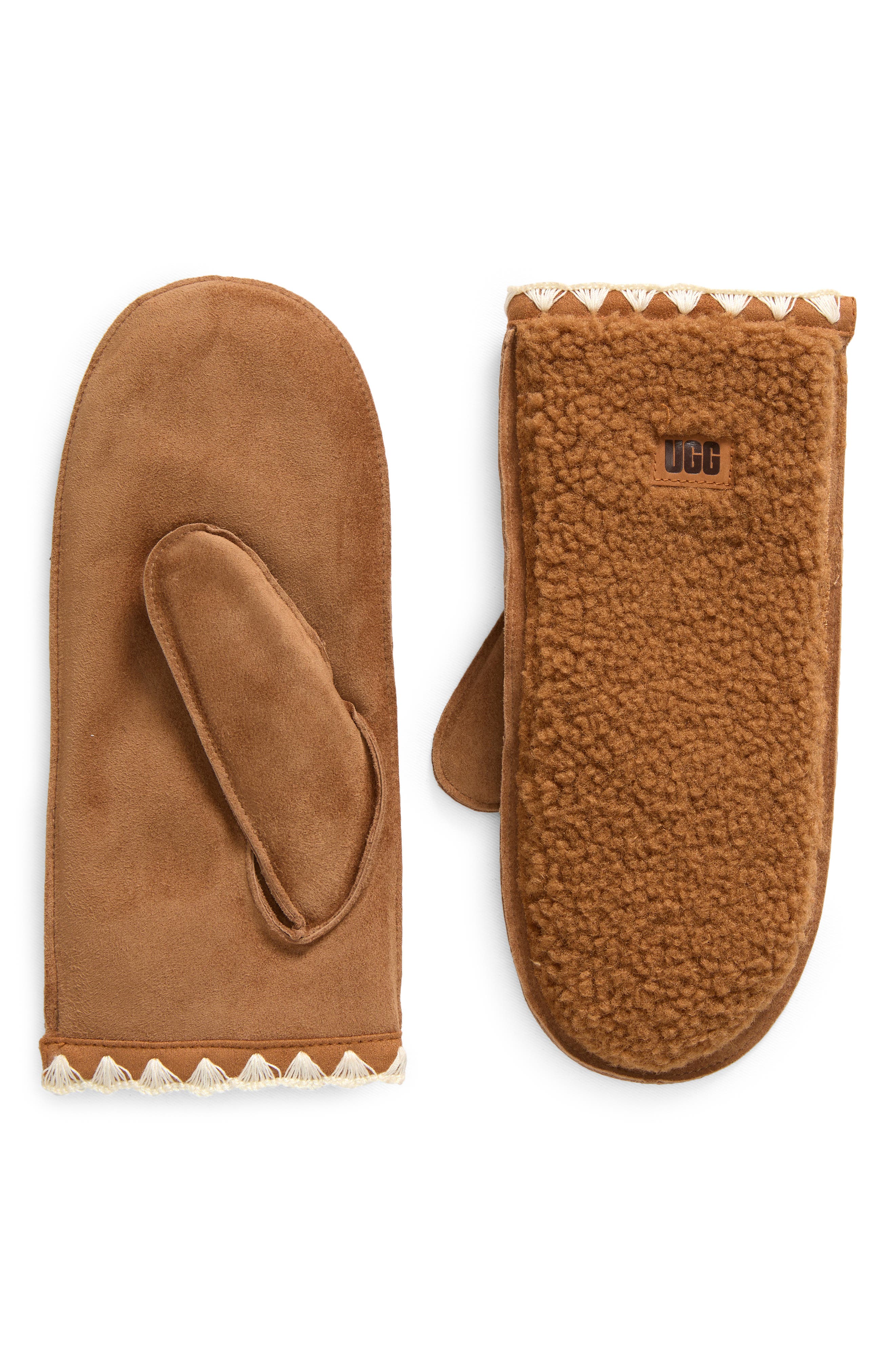 UGGfluff Scalloped Mittens