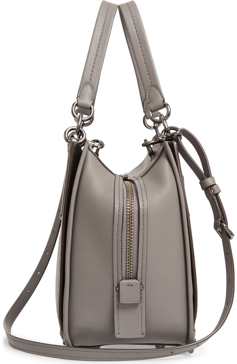 COACH Dreamer 36 Mixed Leather Satchel, Alternate, color,