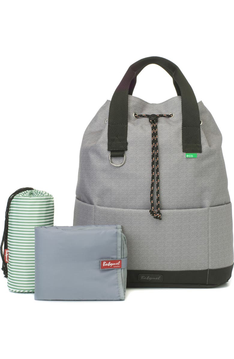Babymel Eco Top N' Tail Convertible Diaper Backpack, Alternate, color,