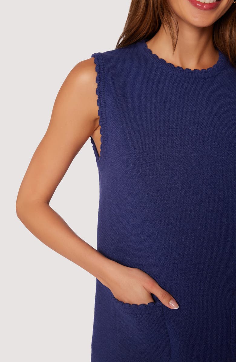 Lost + Wander Nautical Nirvana Knit Shift Minidress, Alternate, color,