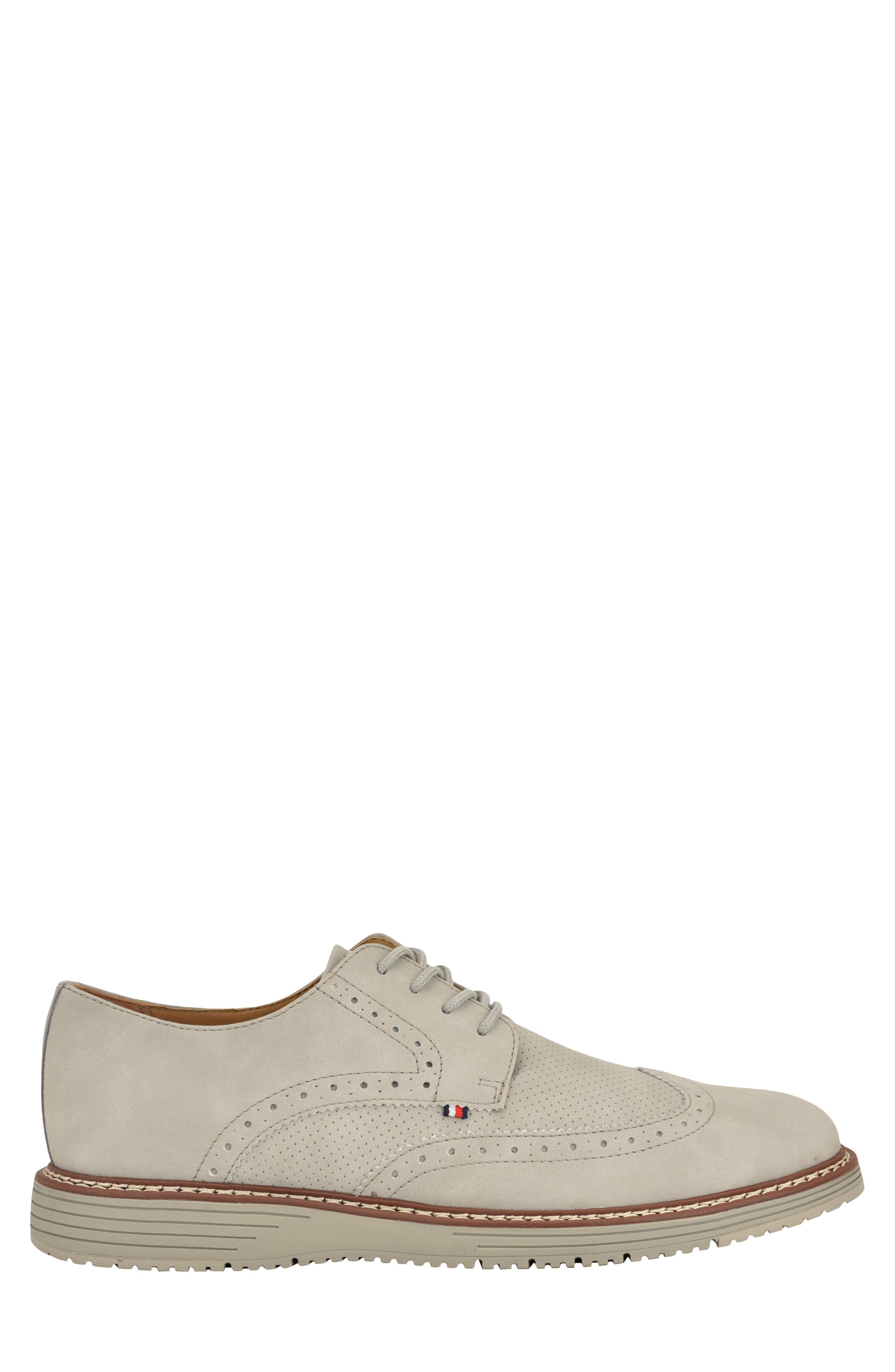 Tommy Hilfiger Hinede Wingtip Derby, Alternate, color, Light Grey