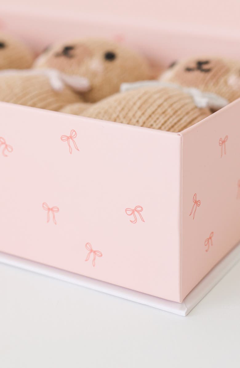 cuddle+kind Baby Honey Bear Stuffed Animal, Alternate, color, Lavendar