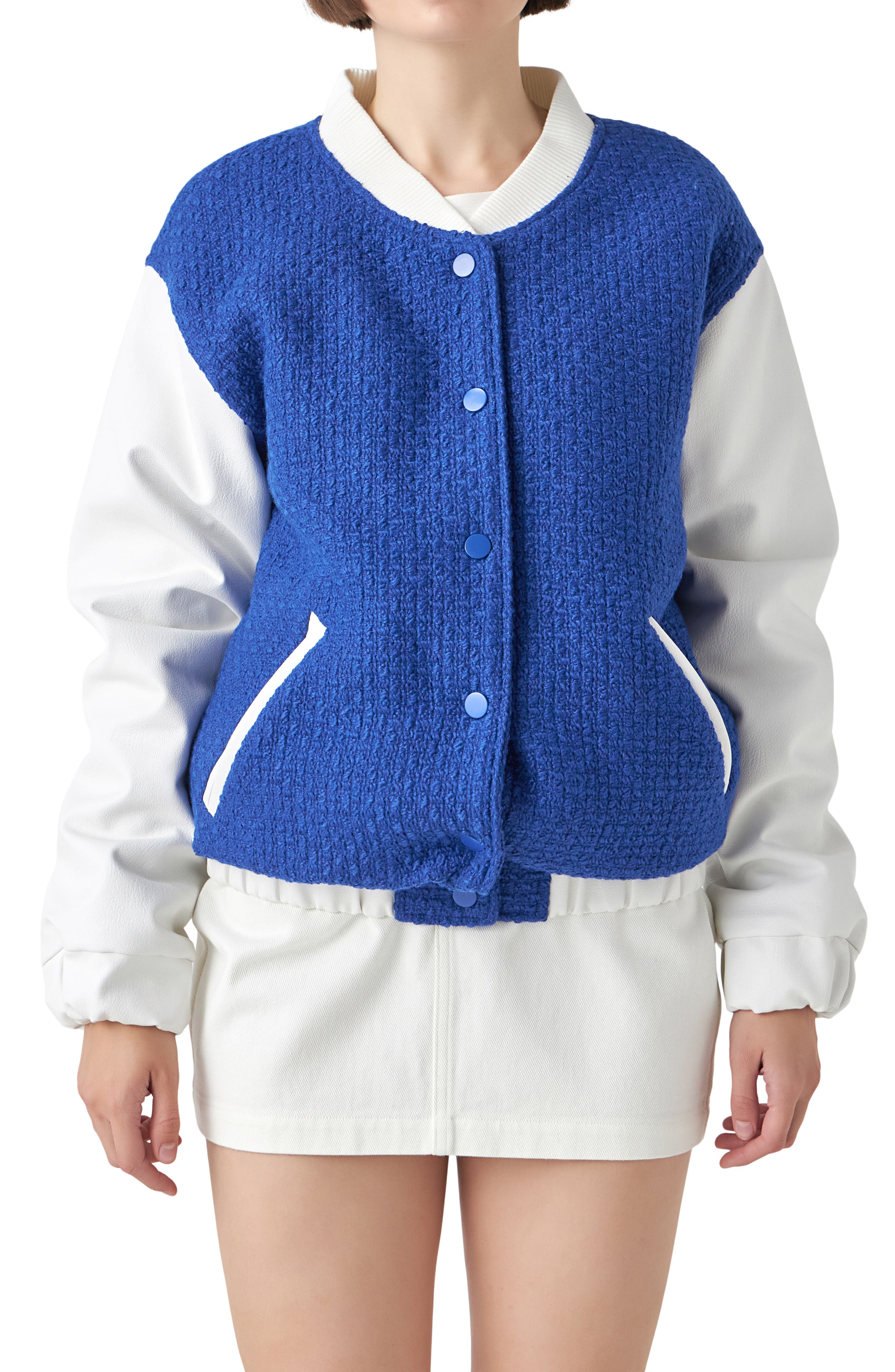 selected BLUE/ WHITE