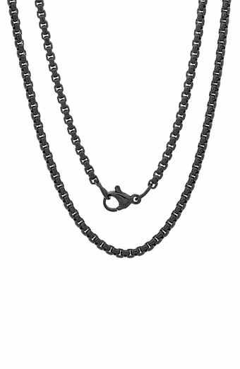 Men's Ion Plated Stainless Steel Chain Necklace