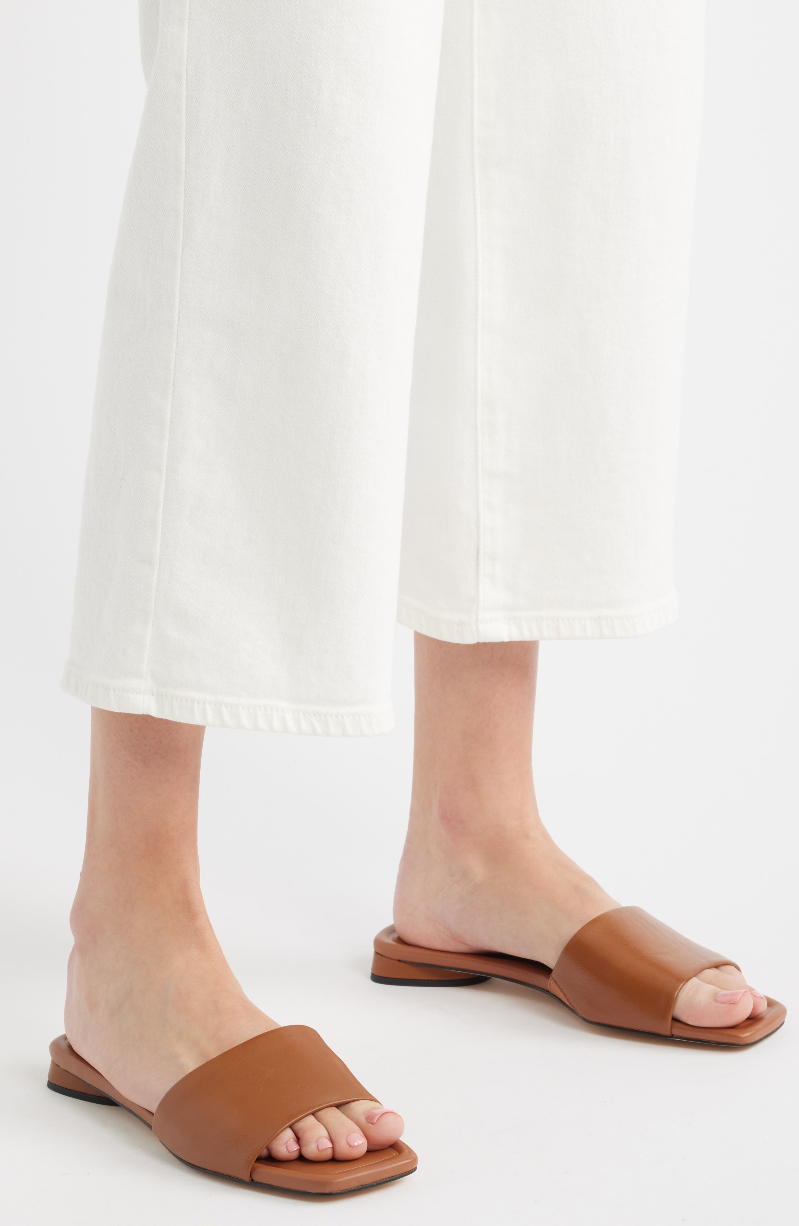 Babette Slide Sandal, Alternate, color, BROWN TOFFEE