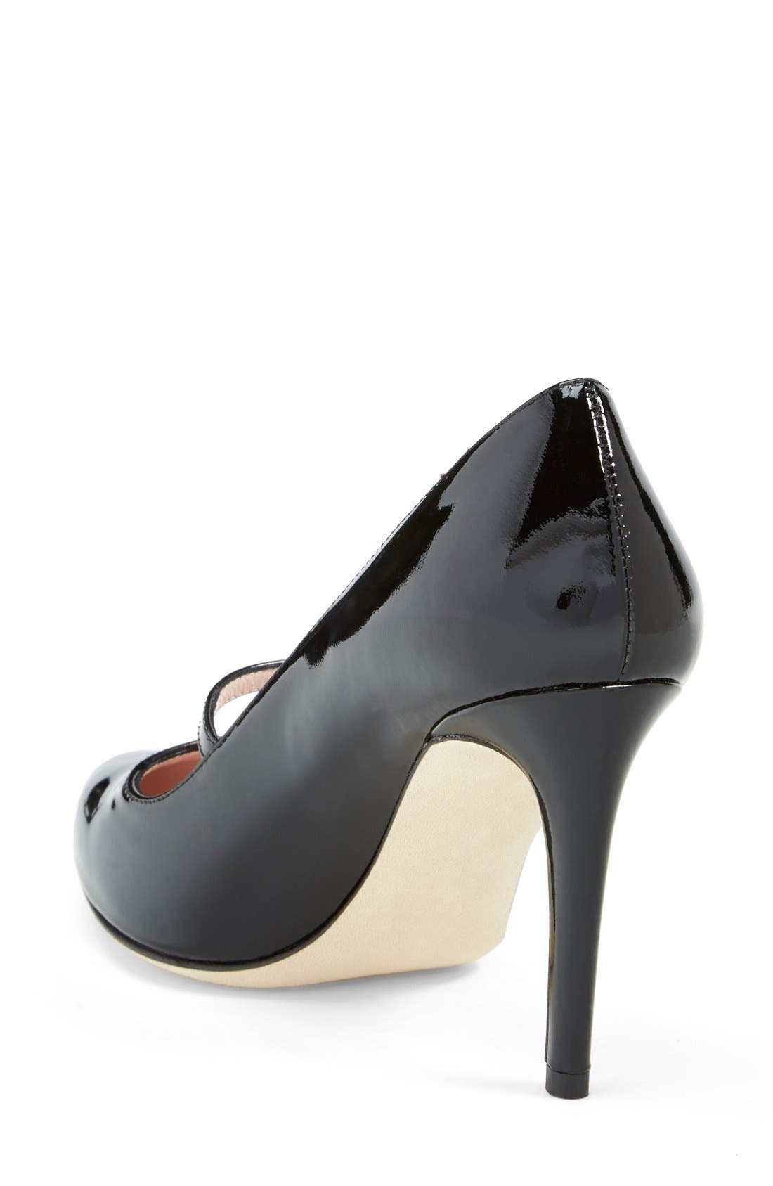 'nilda' pump (Nordstrom Exclusive), Alternate, color, BLACK PATENT