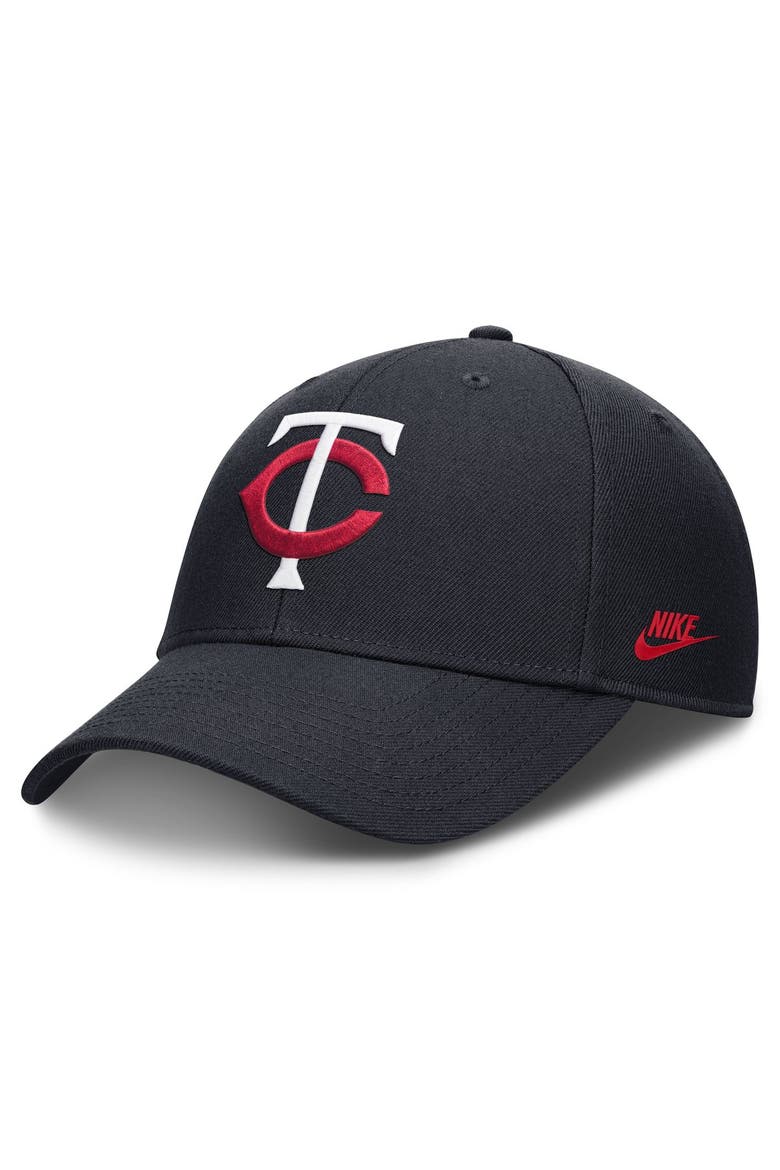 Men's Nike Navy Minnesota Twins 2026 Field of Dreams Club Structured Adjustable Hat, Alternate, color, Navy