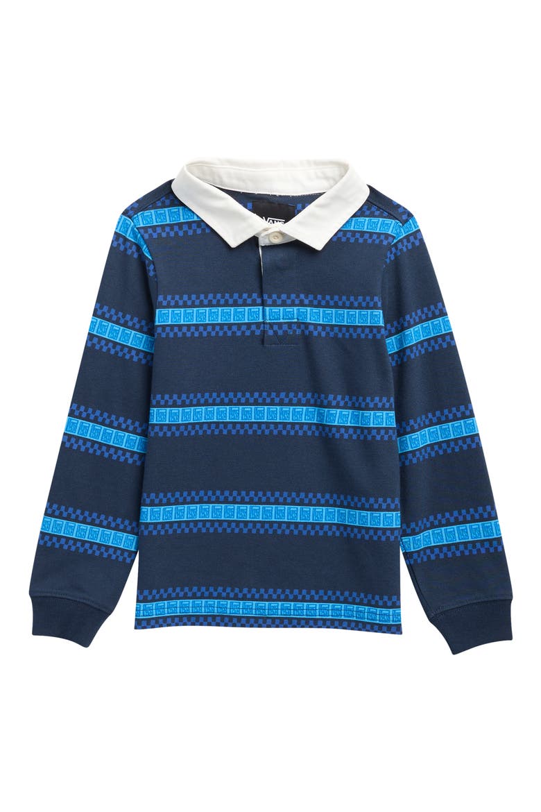 Kids' Rugby Shirt, Main, color, DRESS BLUES