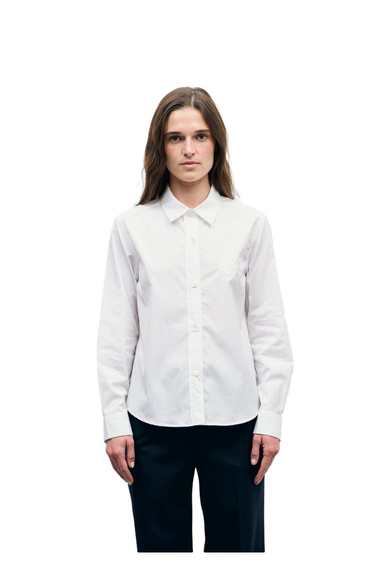 Luma Poplin Shirt, Main, color, White