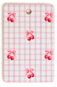 Cherry Checkered Wood Cutting Board