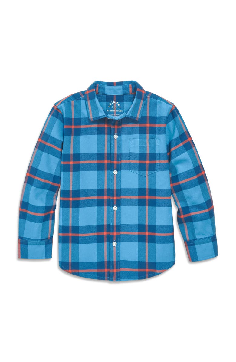 Primary Long Sleeve Flannel Plaid Button Down, Alternate, color, 