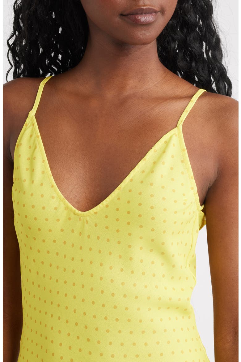 The Jordan Polka Dot Minidress, Alternate, color, YELLOW