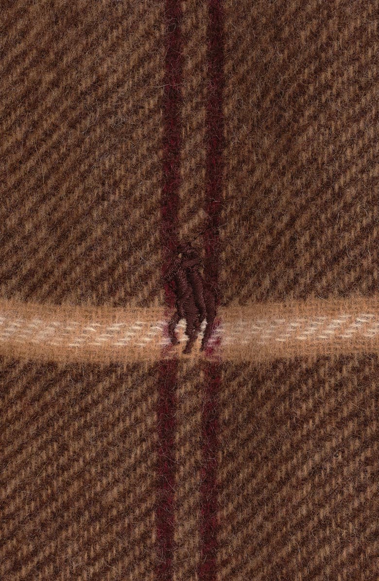 Polo Ralph Lauren Patchwork Plaid Recycled Wool Blend Fringe Scarf, Alternate, color, 