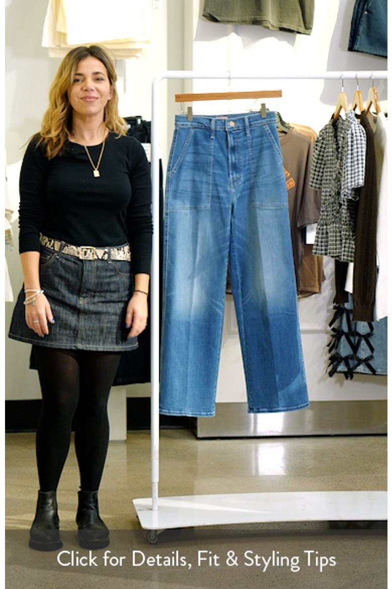 The Stitch Up Maven Flood High Waist Ankle Wide Leg Jeans video