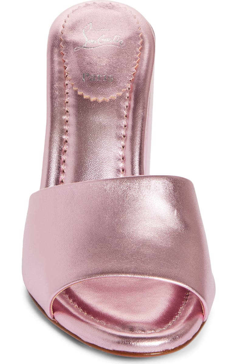 Christian Louboutin Jane Laminato Slide Sandal, Alternate, color,