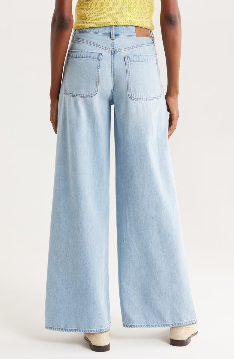 Madewell Patch Pocket Superwide Leg Jeans, Alternate, color,