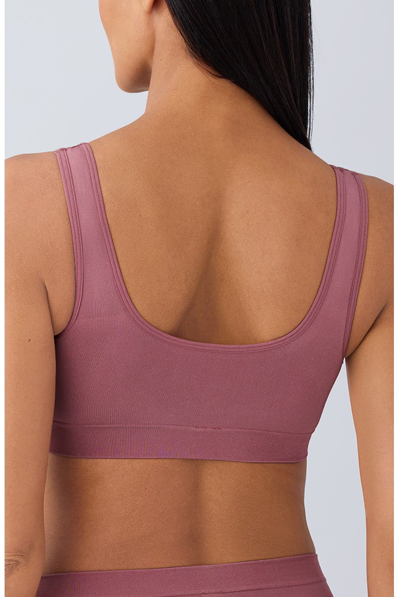 B-Smooth® Seamless Bralette, Alternate, color, ROSE BROWN