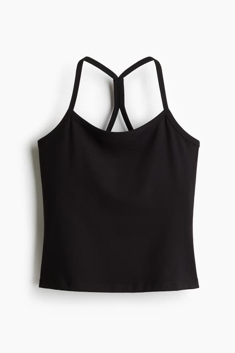 Integral-bra Sports Strappy Top With Softmove