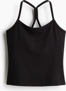 H&M Integral-bra Sports Strappy Top With Softmove