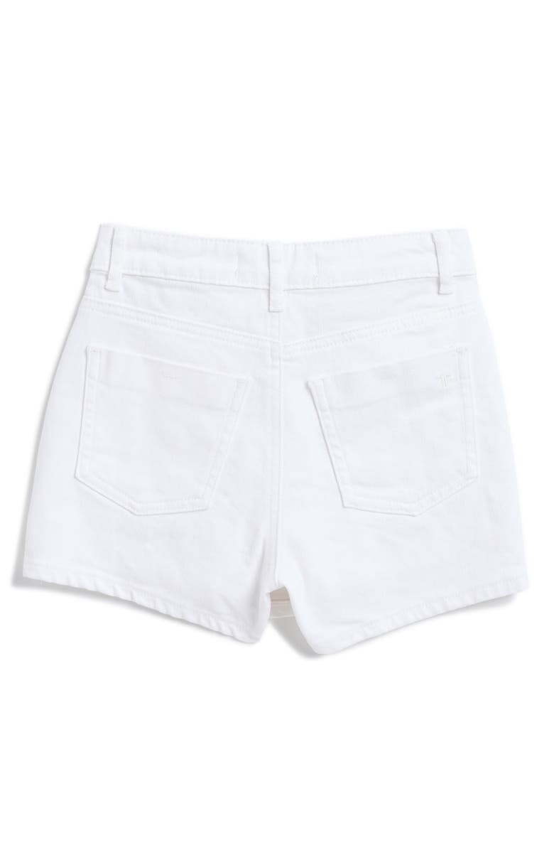 Tractr Kids' Overlap Button-Up Skort, Alternate, color,