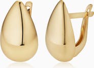 Oradina 14K Yellow Gold Candy Drop Earrings