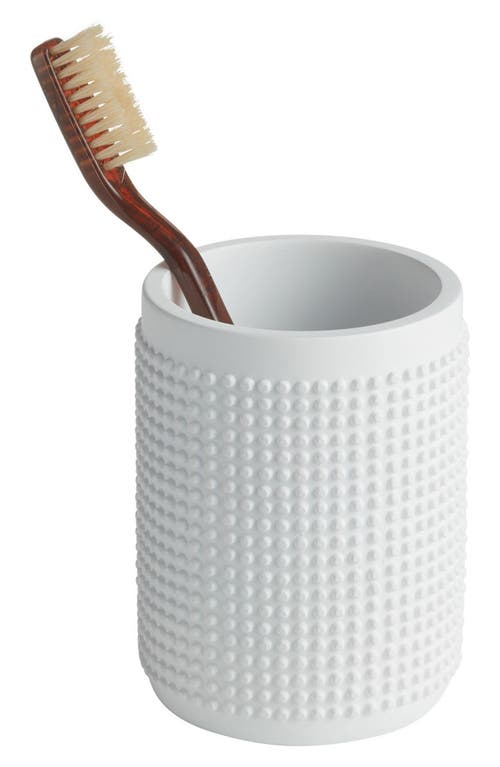 Roselli Trading Company Milano Wastebasket Bedding In White