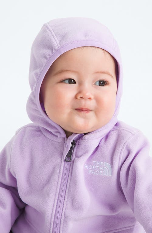 The North Face Baby Kids Glacier Full Zip Hoodie In Purple