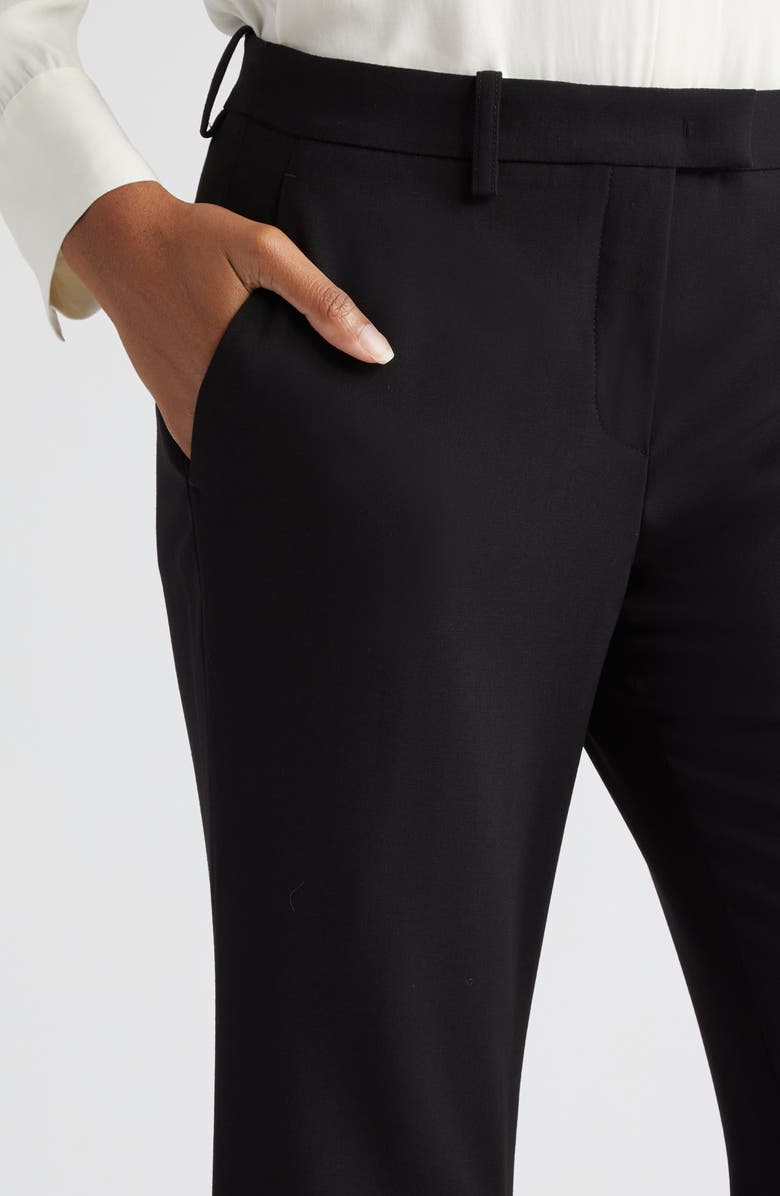 Michael Kors Collection Joplin Virgin Wool Bell Bottom Pants, Alternate, color, 