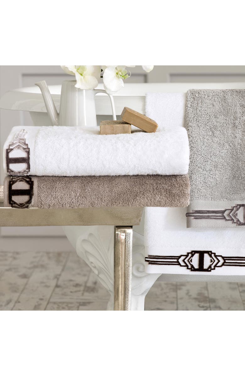 Togas Art Line Towel, Alternate, color, Grey