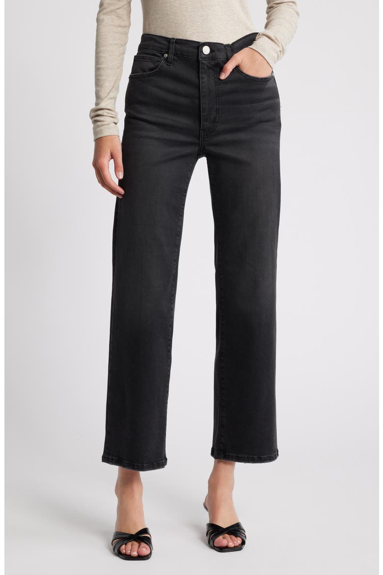Le Sleek High Waist Ankle Straight Leg Jeans, Main, color, KERRY