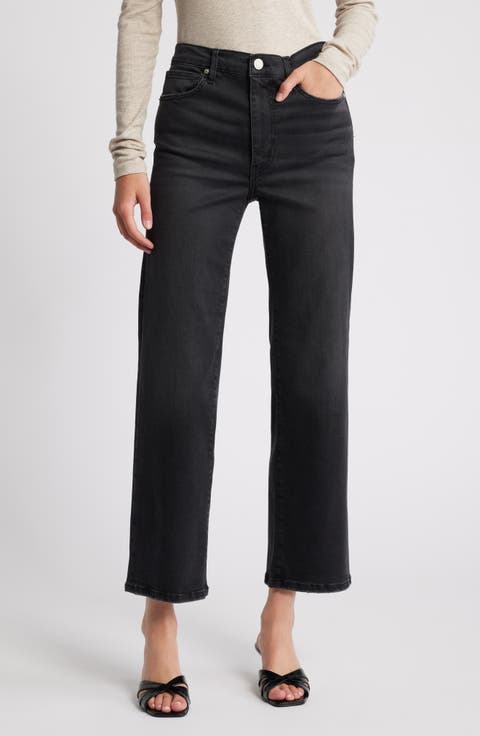 Le Sleek High Waist Ankle Straight Leg Jeans