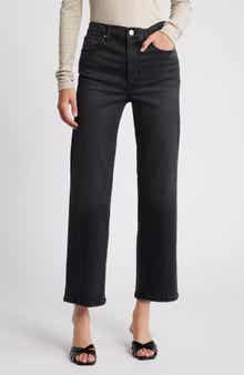 FRAME Le Sleek High Waist Ankle Straight Leg Jeans