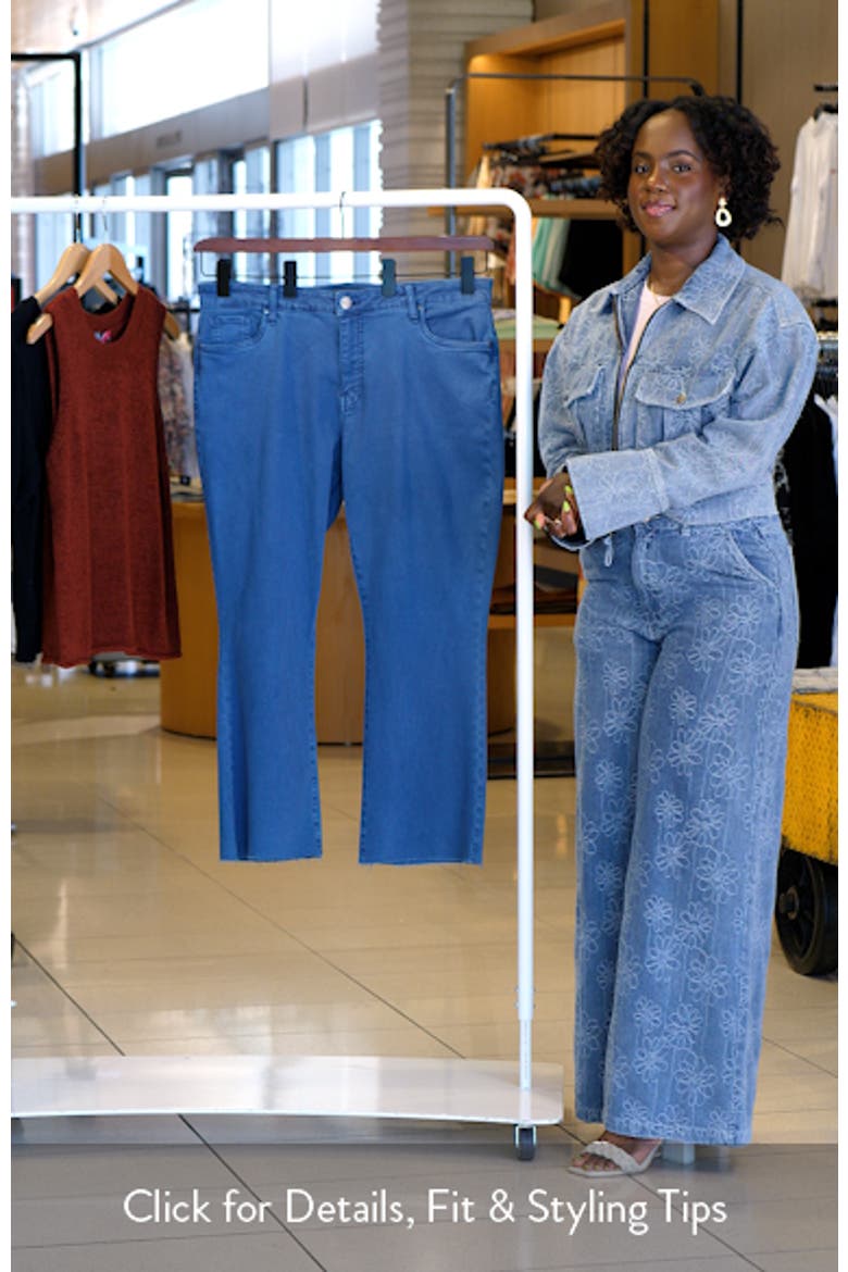 Kelsey Raw Hem High Waist Ankle Flare Jeans video