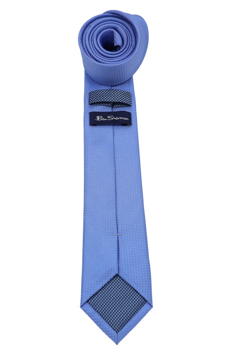 Ben Sherman Textured Solid Tie, Alternate, color, Light Blue