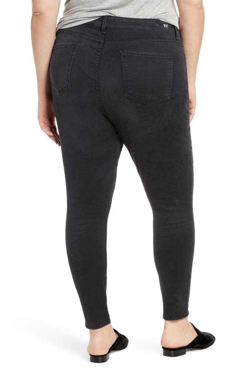 KUT from the Kloth Donna High Waist Ankle Skinny Jeans, Alternate, color,