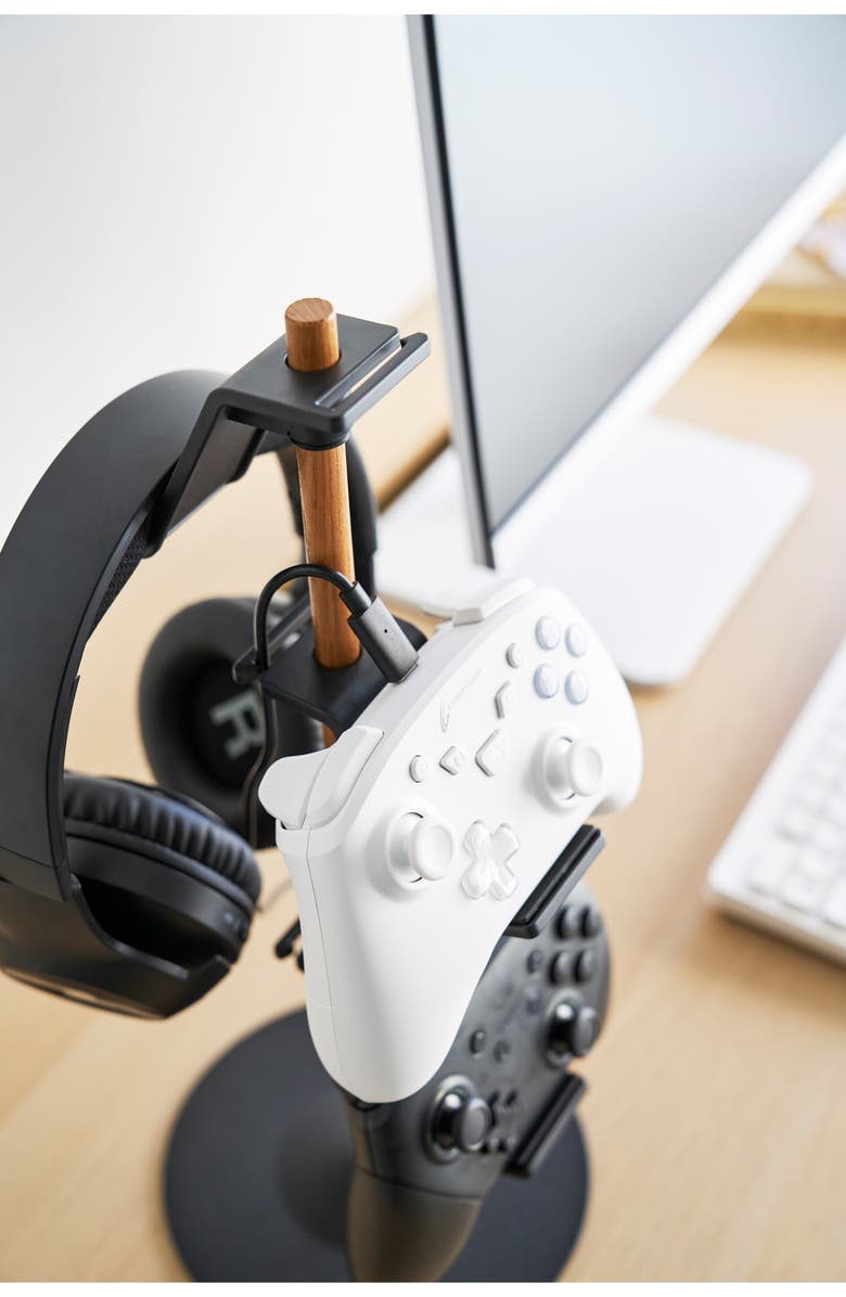 Yamazaki 3-Tier Controller Stand, Alternate, color, Black