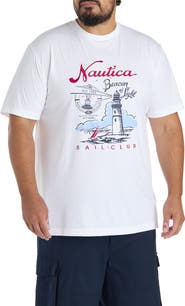 Nautica Big & Tall Beacon Of Light Graphic Tee