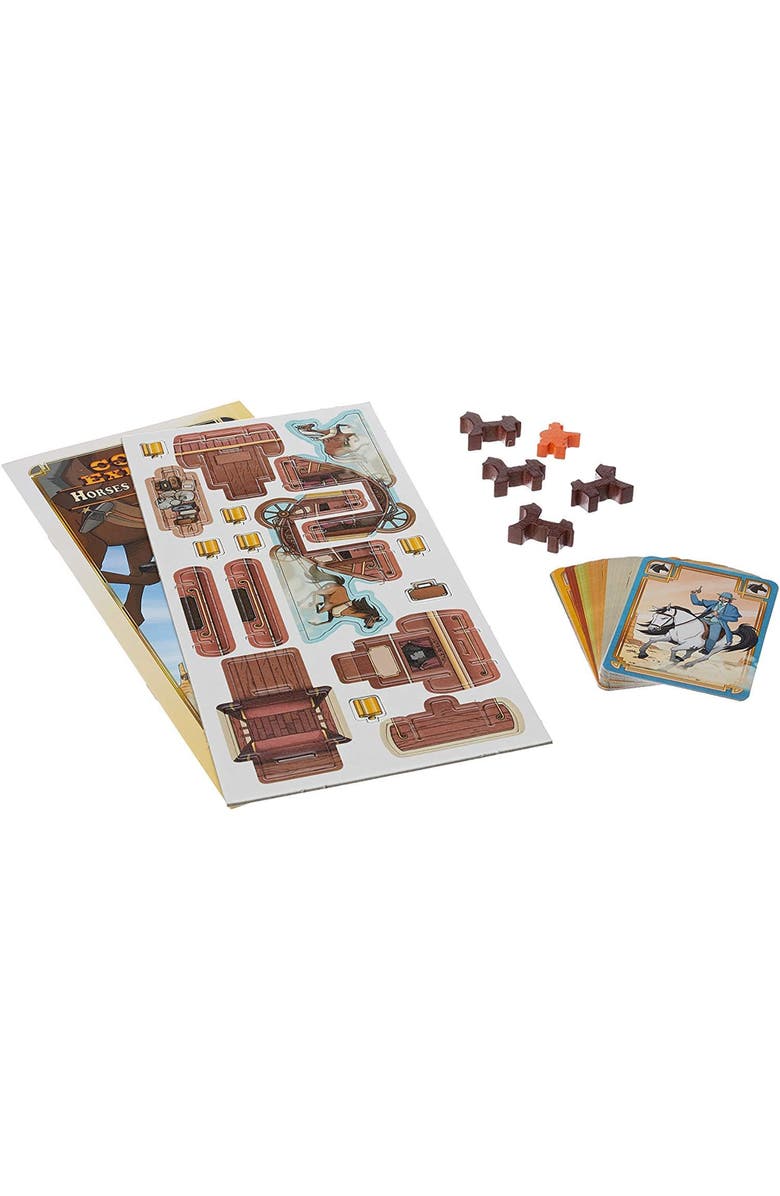 Ludonaute Colt Express Horses & Stagecoach Expansion American West Board Game, Ages 10+, Alternate, color,