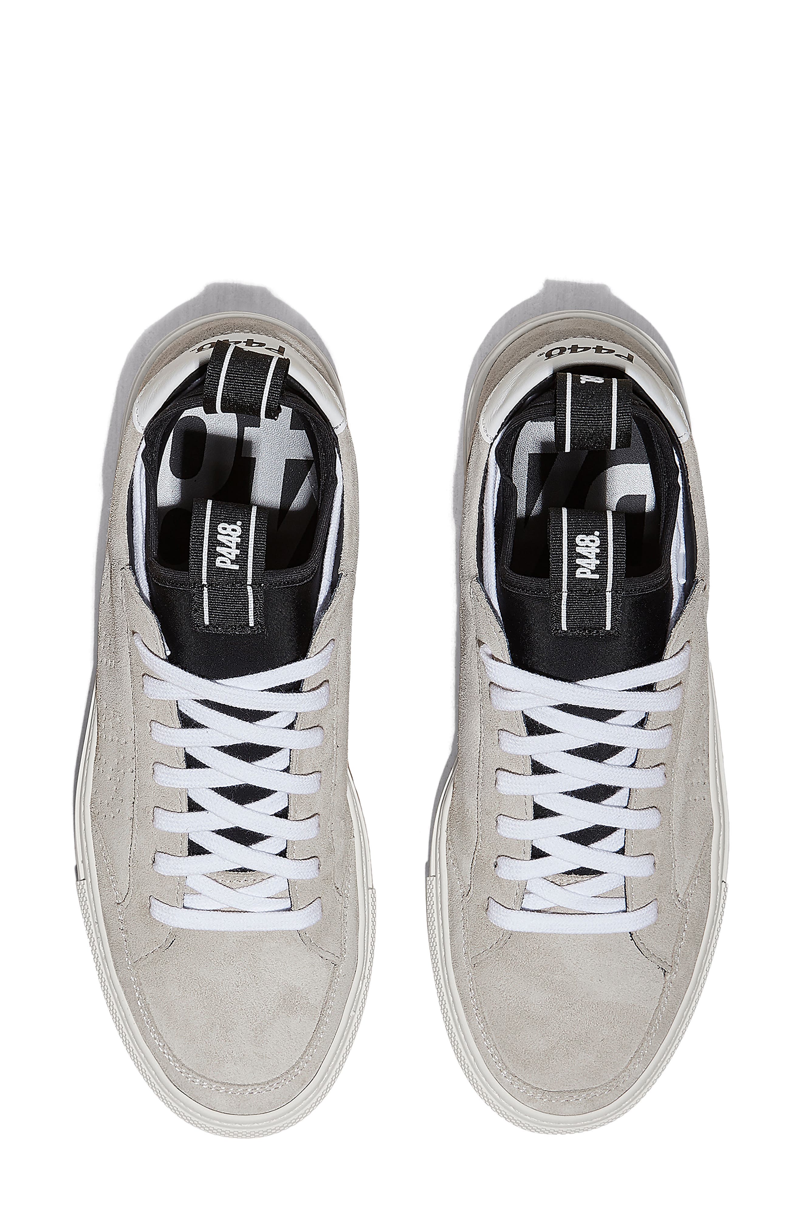 P448 Soho Socks Sneaker, Alternate, color, Papyrus/ White