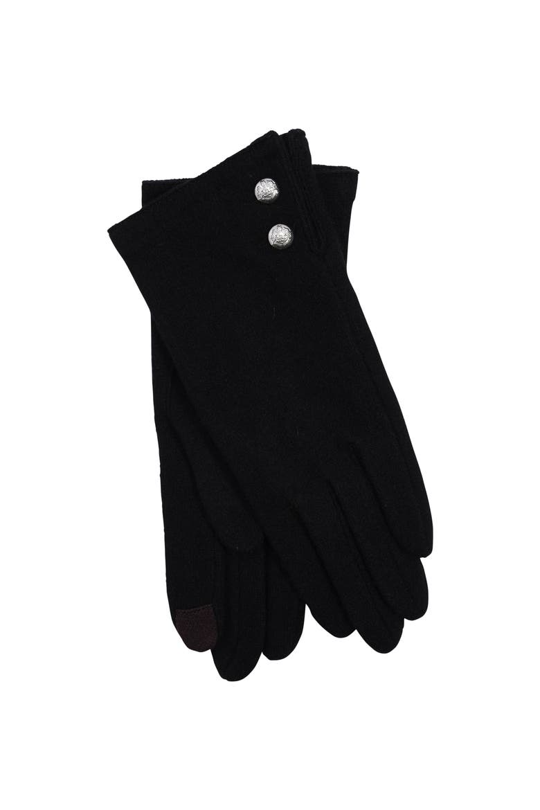 2 Button Cashmere Blend Touch Glove, Alternate, color, Black