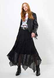 Joe Browns Stretch Lace Hanky Hem Maxi Skirt