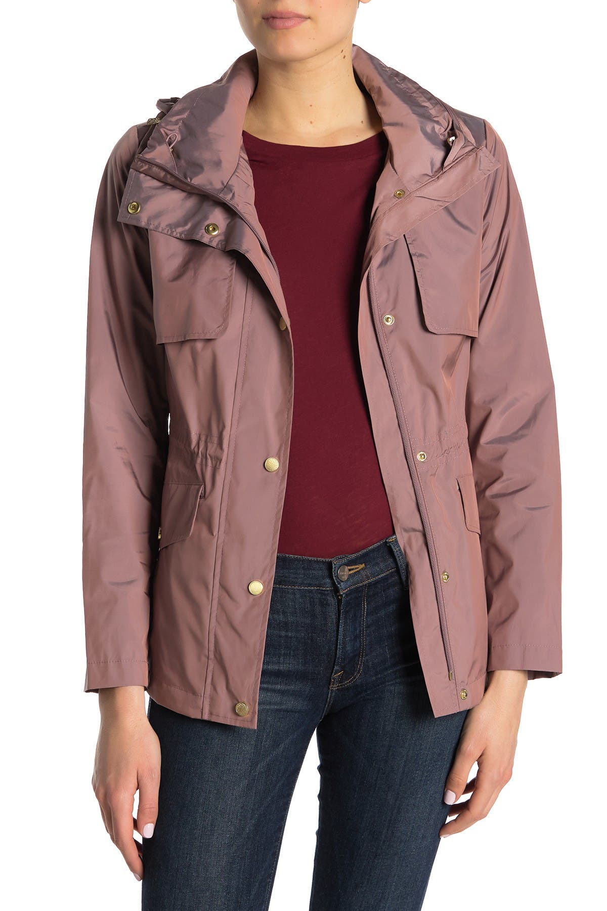 Cole Haan Water Repellent Hooded Parka
