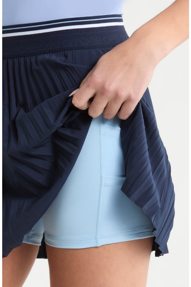 Micropleat High Rise Stretch Woven Golf Skort, Alternate, color, TWILIGHT