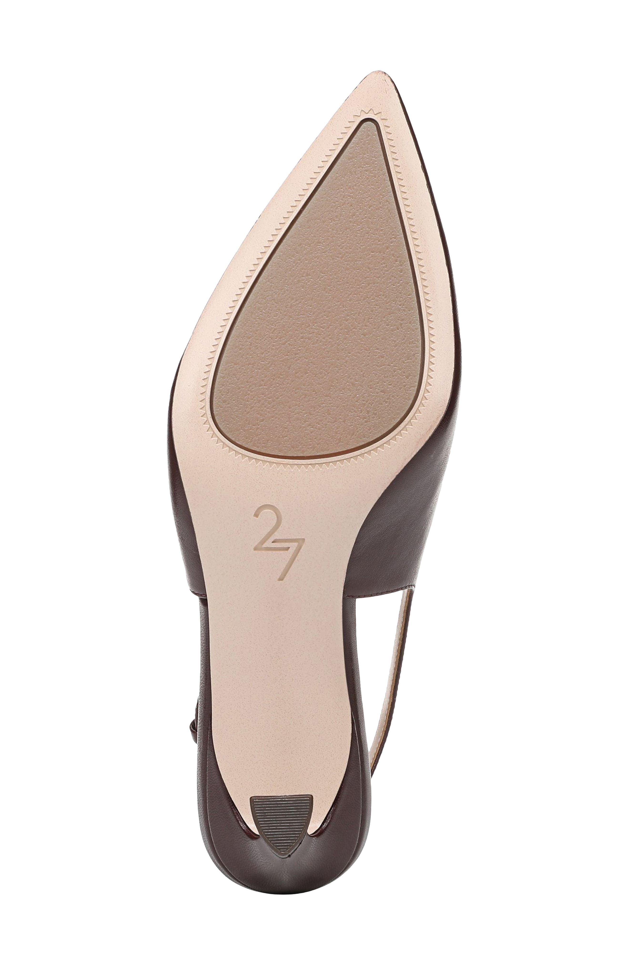 Madison Slingback Pointed Toe Pump, Alternate, color, CABERNET