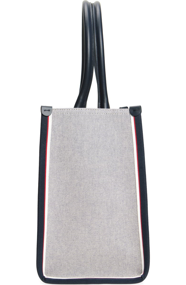 Christian Louboutin Large Nastroloubi Fique à Vontade CanvasTote, Alternate, color, Navy