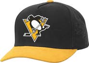 Mitchell & Ness Men's Mitchell & Ness Black/Gold Pittsburgh Penguins May Flowers Pro Crown Adjustable Hat